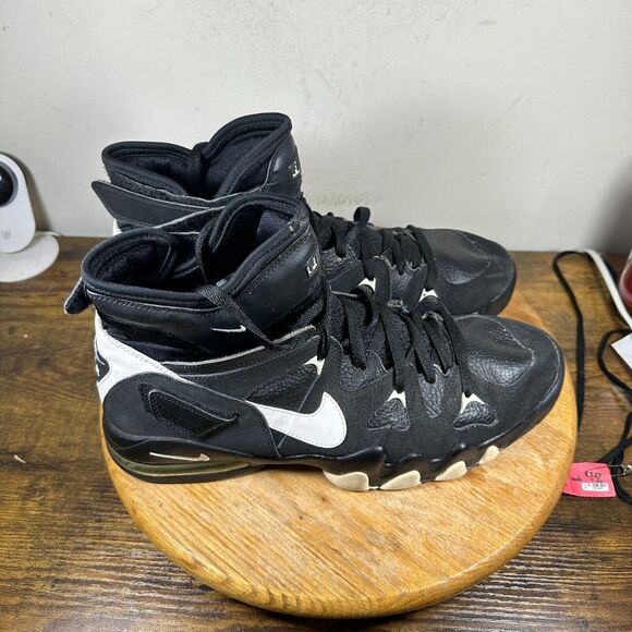 Nike‎ Air Max 2 Strong Black Black Shoe Sneakers Men's Size 13 555104-010